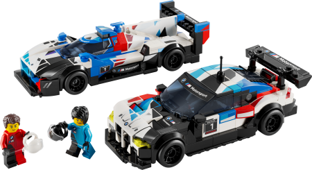 76922 LEGO® Speed Champions Lenktyniniai automobiliai BMW M4 GT3 ir BMW M Hybrid V8 