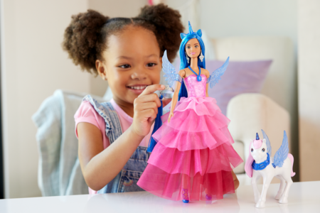 BARBIE Dreamtopia lėlė Safirė, HRR16 