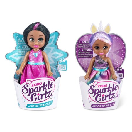 SPARKLE GIRLZ 12cm lėlė Princess, Fairy ir Unicorn Cupcake, asort.,100497TQ1 