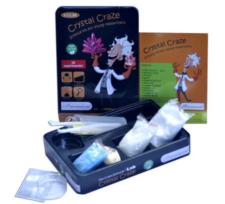 PURPLE COW mokslinis rinkinys LAB Crystal Craze (LT,LV), 542 