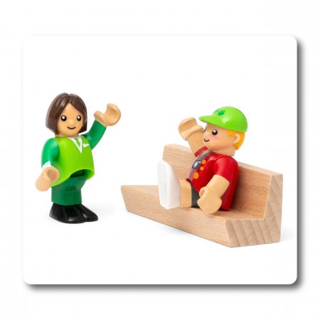 BRIO traukinio rinkinys su bėgiais, 33847 33847