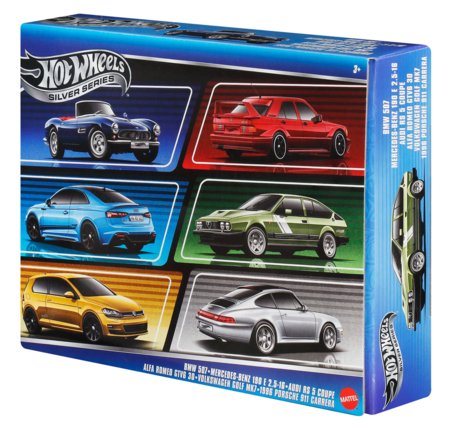 HOT WHEELS šešių europietiškų automodeliukų rinkinys, JBY79 