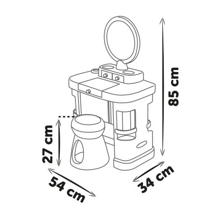 SMOBY kosmetinis staliukas, 7600320249 