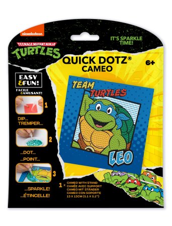 DIAMOND DOTS kūrybinis rinkinys piešimas deimantais TMNT - Leo, DTZ5.030 DTZ5.030