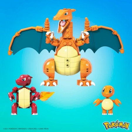 MEGA CONSTRUX POKEMON konstruktorius Charmander evoliucija, HFG06 HFG06