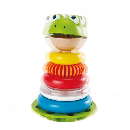 HAPE Lavinamasis žaislas piramidė Ponas Varlius, E0457 E0457