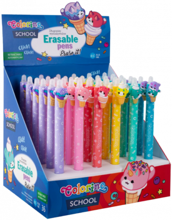 COLORINO ištrinamas rašiklis katė asort., 53992PTR 53992PTR