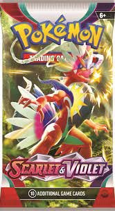 POKEMON kortos SCARLET & VIOLET 1 BOOSTER, 820650853241 