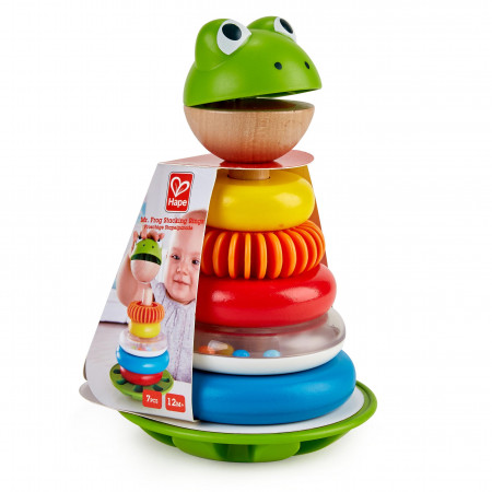 HAPE Lavinamasis žaislas piramidė Ponas Varlius, E0457 E0457