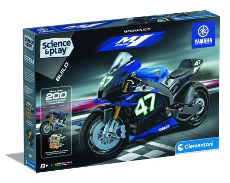 CLEMENTONI MECHANICS konstruktorius Yamaha Motorbike, 75084BL 