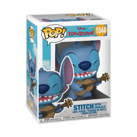 FUNKO POP! vinilinė figūrėlė: Disney: Lilo & Stitch - Stitch with Ukelele, 55615 