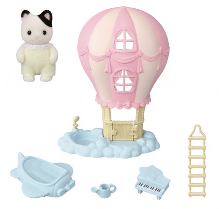 SYLVANIAN FAMILIES Vaikų oro baliono žaidimų namelis, 5527 5527