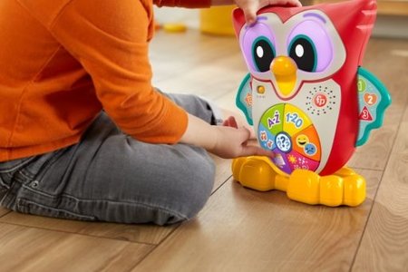 FISHER-PRICE muzikinis,interaktyvus  pelėdžiukas Pupū, lietuviškai įgarsintas, HNK87 HNK87