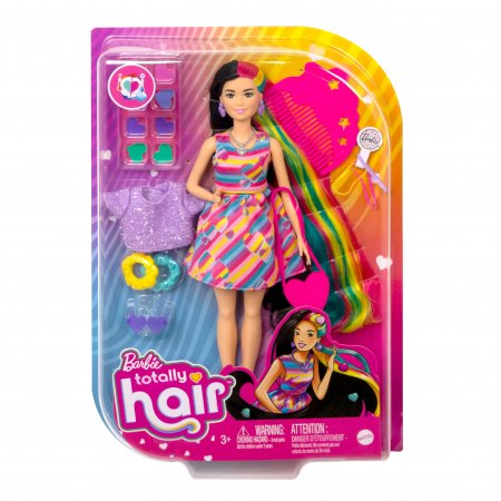 BARBIE Totaly Hair lėlė azijietė, HCM90 HCM90