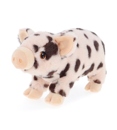 KEEL TOYS Minkštas žaislas taškuotas paršiukas 28cm, SE2265 