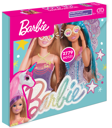 DIAMOND DOTS kūrybinis rinkinys piešimas deimantais Barbie Fantasy, 2779 deimantai, DBX.093 DBX.093