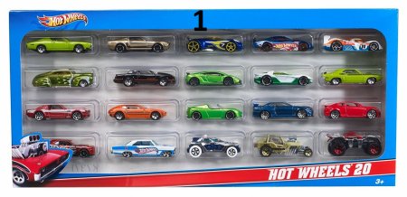 HOT WHEELS mašinų rinkinys, 20 vnt., asort., H7045 
