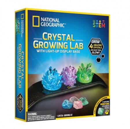 NATIONAL GEOGRAPHIC rinkinys Crystal Growing Lab, NGLITCRYSTALINT NGLITCRYSTALINT