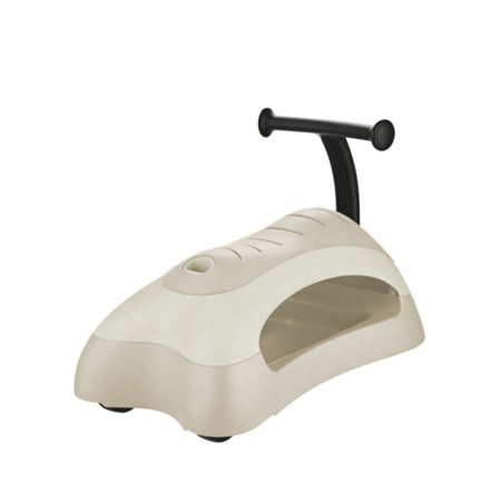 GLOBBER paspiriama mašinėlė Walk 'n Roll 2in 1 Ecologic, kokosinis, 830-566 