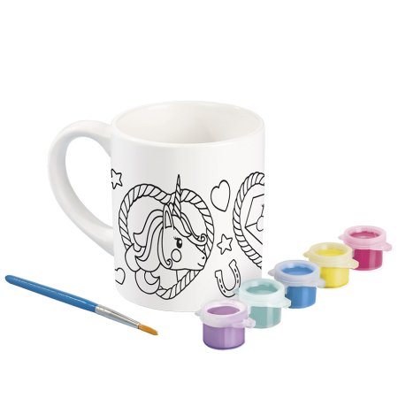 TOTUM kūrybinis rinkinys Unicorn Paint Your Own Mug, 072121 