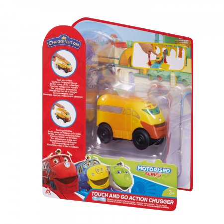 CHUGGINGTON motorizuotas traukinys Touch N' Go Action Chugger, EU890404 EU890404
