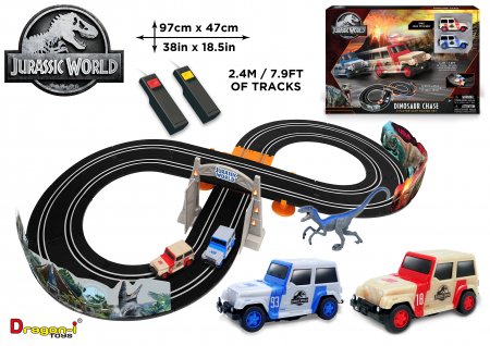 JURASSIC WORLD lenktynių trasa Dinosaur chase, 102011JW 102011JW