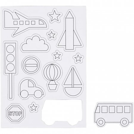 CREATIV spalvinami magnetukai transportas, 51235 51235