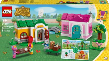 77057 LEGO® Animal Crossing™ Kūrybiniai namai: smagūs metų laikai 
