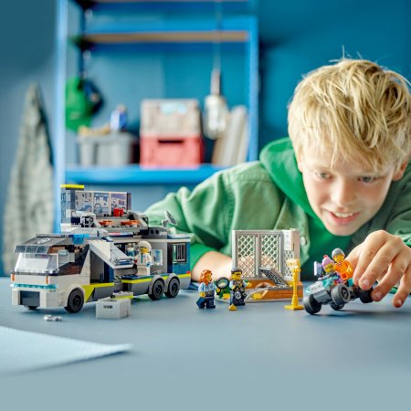 60418 LEGO® City Policijos Mobiliosios Nusikaltimų Tyrimo Laboratorijos Sunkvežimis 