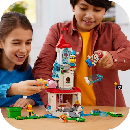 71407 LEGO® Super Mario Persikutės katės kostiumas ir ledo bokštas 71407