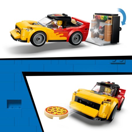 60496 LEGO® City Picų pristatymo įspūdžiai su transporto priemonėmis 