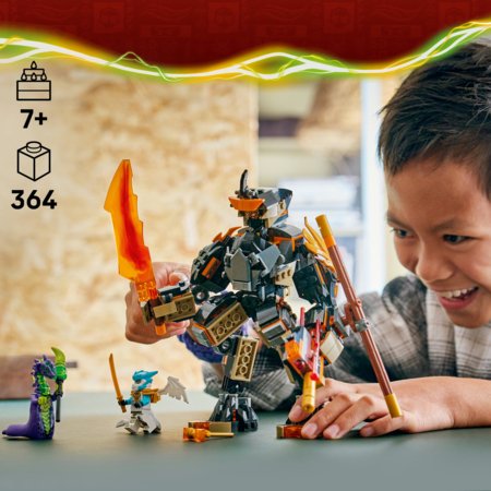 71854 LEGO® NINJAGO® Cole misijos robotas ir drakono pavidalo Zane 