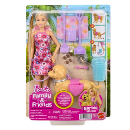 BARBIE Walk & Potty lėlės rinkinys, JJB46 