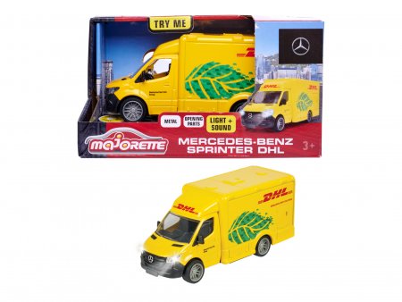MAJORETTE DHL siuntų furgonas Mercedes-Benz Sprinter, 213742000 213742000