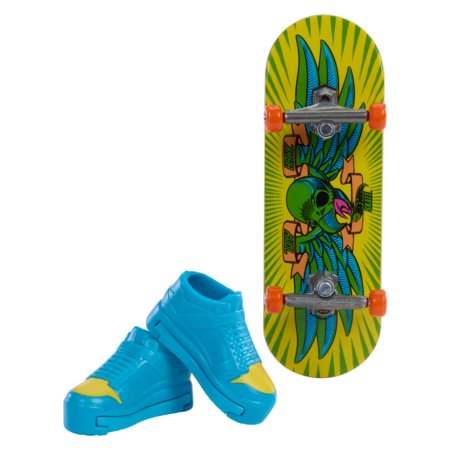 HOT WHEELS pirštų riedlentė su neoninėmis kaukolėmis ikvėptos Tony Hawk asort., HPG21 
