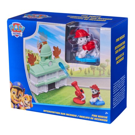 PAW PATROL mini žaidimų rinkinys Chase Adventure Tower / Marshall Fire Rescue, asort., 6075209 