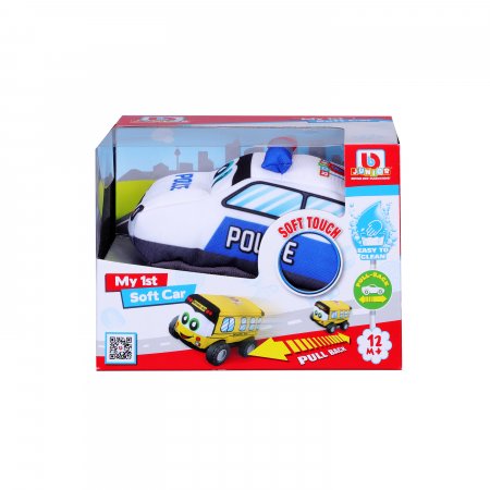 BB JUNIOR minkštas policijos automobilis My 1st, 16-89053 16-89053
