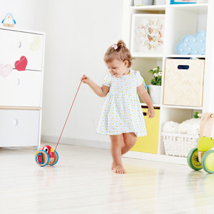 HAPE Traukiamas žaislas su virvele Paukštelis, E0360 E0360