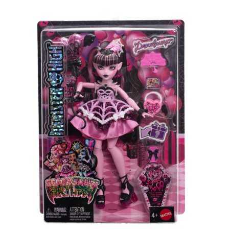 MONSTER HIGH Sweet Birthday lėlė – Drakulaura, JBG74 