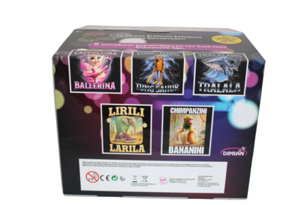 BRAIN ROT kalbantis pliušinis pakabukas 15 cm, asort., BD1270 