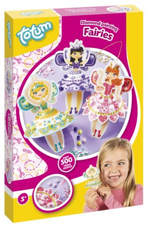 TOTUM kūrybinis rinkinys Diamond painting Fairies, 029811 029811