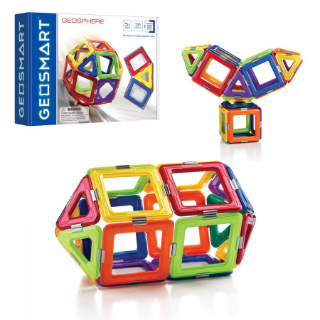 GEOSMART magnetinis konstruktorius su RC GeoSphere 31 pcs., GEO210 