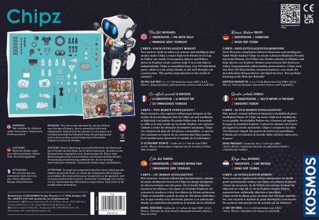 KOSMOS edukacinis rinkinys robotas Chipz, 1KS617127 