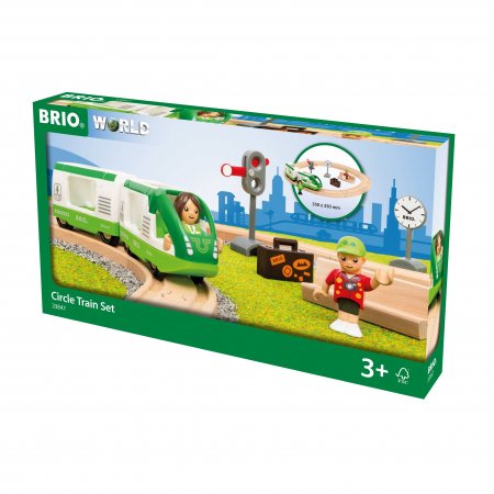 BRIO traukinio rinkinys su bėgiais, 33847 33847