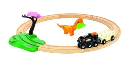 BRIO WORLD dinozaurų nuotykių rinkinys Dinosaur Circle Set, 36098 