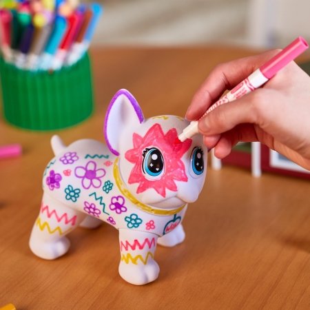 CRAYOLA kūrybinis rinkinys Washimals Posable Jumbo Pet Big WilburTM, 74-0227  