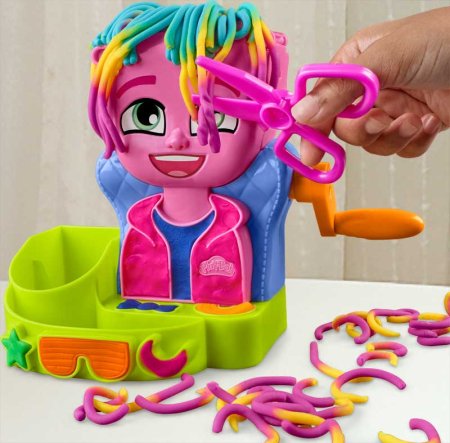 PLAY DOH plastilino rinkinys Hair Stylin Salon, F8807 