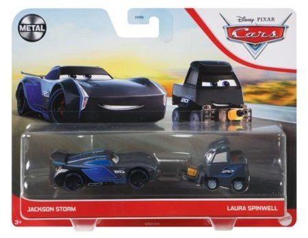 CARS 3 dviejų automodelių rinkinys Die Cast, DXV99 