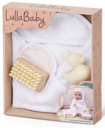 LULLABABY maudymosi reikmenų komplektas lėlei, LBY7686Z 