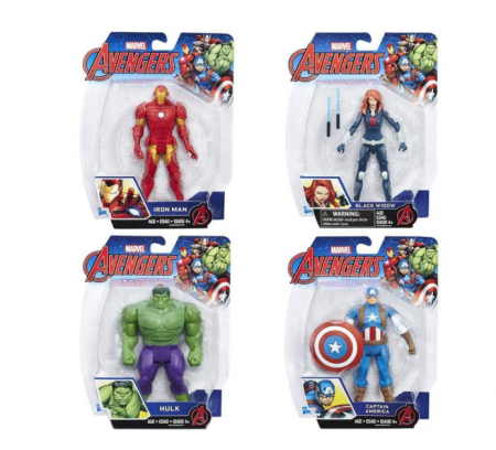 AVENGERS veiksmo figūrėlė 6 INCH WV1 17, asort, B9939EU4 B9939EU4